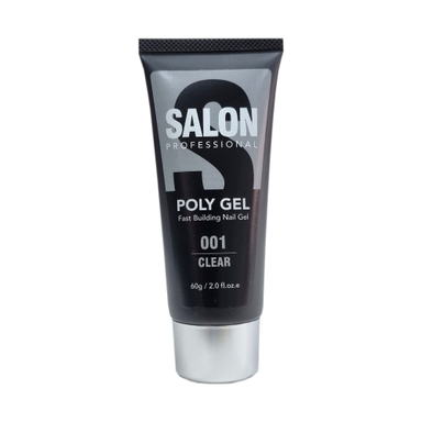 پلی ژل ناخن سالن مدل Clear کد 01 وزن 60 گرم