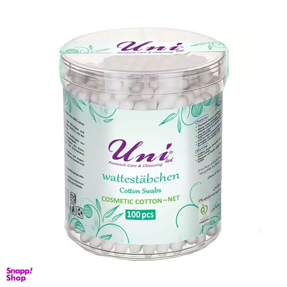 گوش پاک کن یونی لد مدل استوانه ای بسته 100 عددی