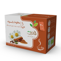 دمنوش گیاهی مخلوط بابونه هوتی بسته 20 عددی