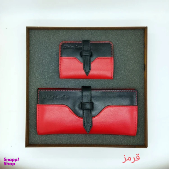 ست هدیه زنانه چرم دیاکو مدل نیلوفر