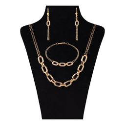 نیم ست طلا 18 عیار زنانه سین سان مدل A67