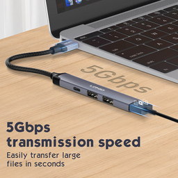 هاب 4 پورت USB-A الدینیو مدل DS-44C