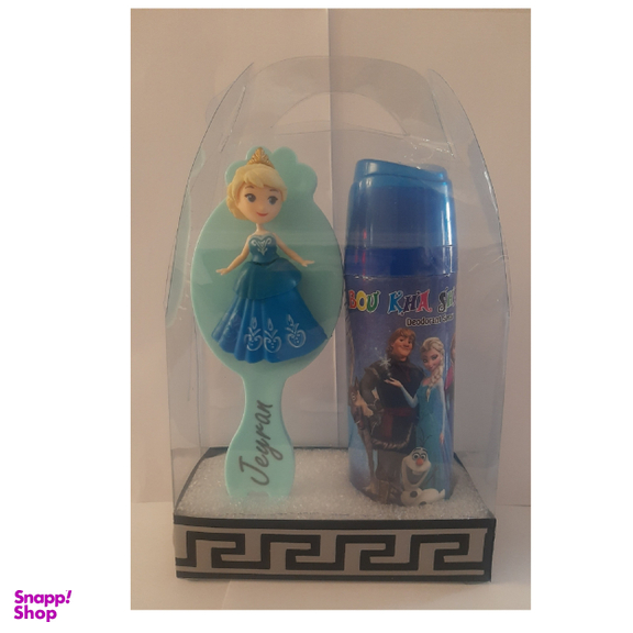 اسپری خوشبو کننده بدن کودک بوخشا مدل السا حجم 200 میلی لیتر به همراه برس