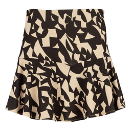 دامن زنانه سرژه مدل 210207 رنگ کرم