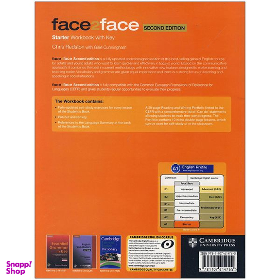 کتاب face 2 face Starter اثر Chris Redston and Gillie Cunningham انتشارات زبان مهر