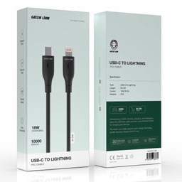 کابل تبدیل گرین لاین مدل USB-C to Lightning طول 30 سانتی متر