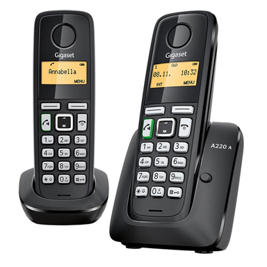 تلفن بی سیم منشی دار گیگاست مدل A220A Duo