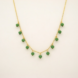 گردنبند طلا 18 عیار زنانه کاپانی مدل kn085