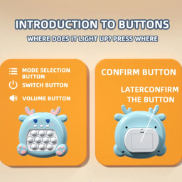 فیجت ضد استرس مدل دسته پاپت گیم طرح Quick Push
