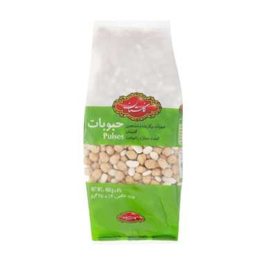 نخود و لوبیا سفید گلستان وزن 900 گرم