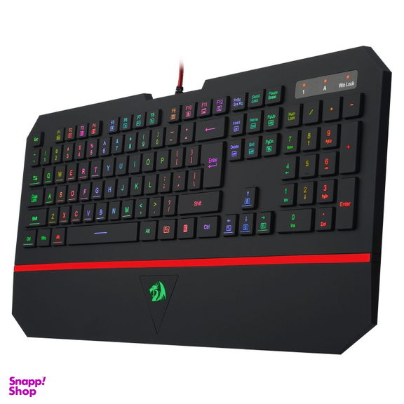 کیبورد باسیم مخصوص بازی ردراگون مدل KEYBOARD K502 KARURA 2 BLACK RGB
