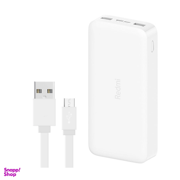 پاوربانک شیائومی مدل Redmi Power Bank ظرفیت 20000 میلی آمپر رنگ سفید