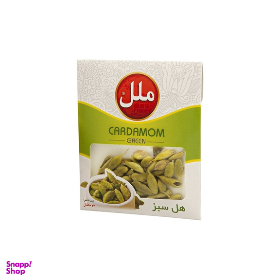 هل سبز ملل وزن 2 مثقال بسته بندی پاکتی