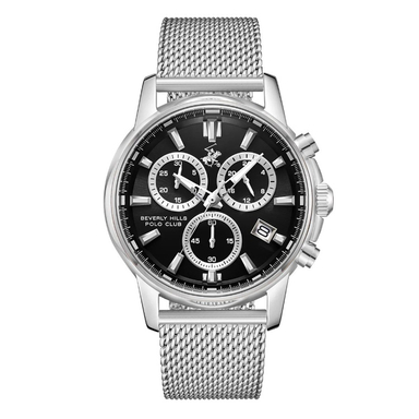 ساعت عقربه ای مردانه پولو کد BP3647X.350 رنگ نقره ای