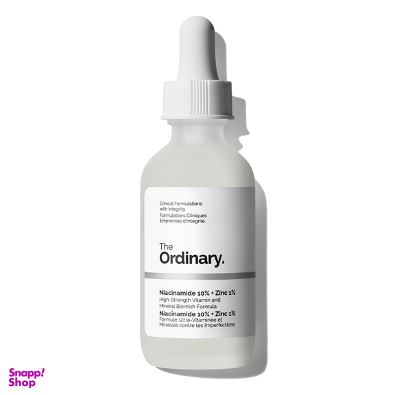 سرم دی اوردینری مدل نیاسینامید 10٪ و زینک 1٪ حجم 30 میلی لیتر