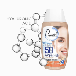 ضد آفتاب رنگی پیکسل با SPF50 مناسب پوست‌‌ های خشک و حساس