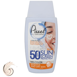کرم ضد آفتاب بدون رنگ پیکسل مدل Sensitive And Dry Skin حجم 50 میلی لیتر