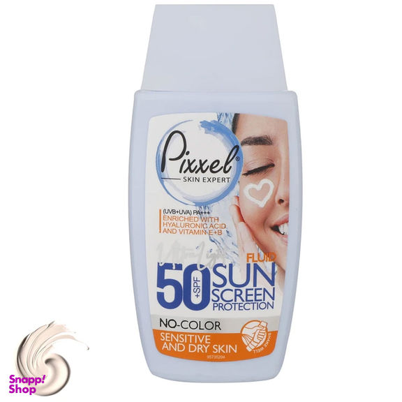 کرم ضد آفتاب بدون رنگ پیکسل مدل Sensitive And Dry Skin حجم 50 میلی لیتر