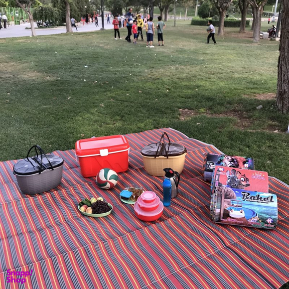 زیر انداز سفری راحل مدل حصیری یک تکه کد 4