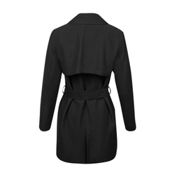 بارانی زنانه سرژه مدل 228150 رنگ مشکی