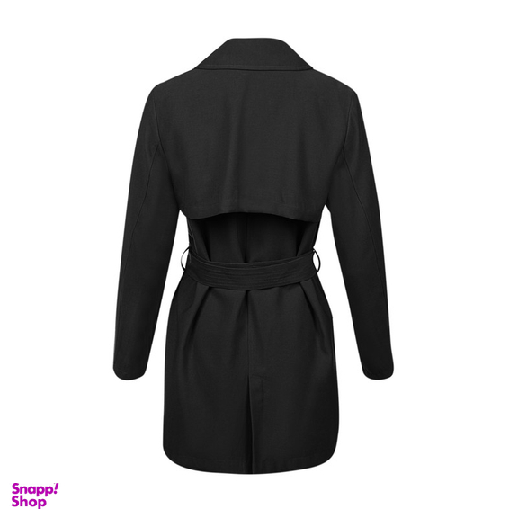 بارانی زنانه سرژه مدل 228150 رنگ مشکی