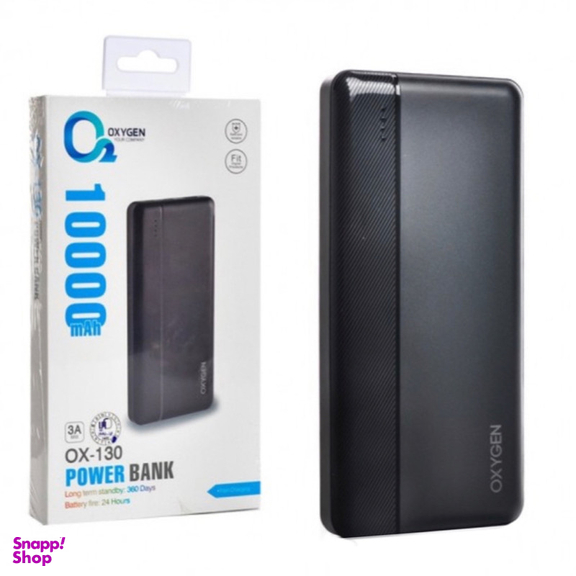 پاوربانک اکسیژن مدل OX-130 ظرفیت 10000 میلی آمپر ساعت