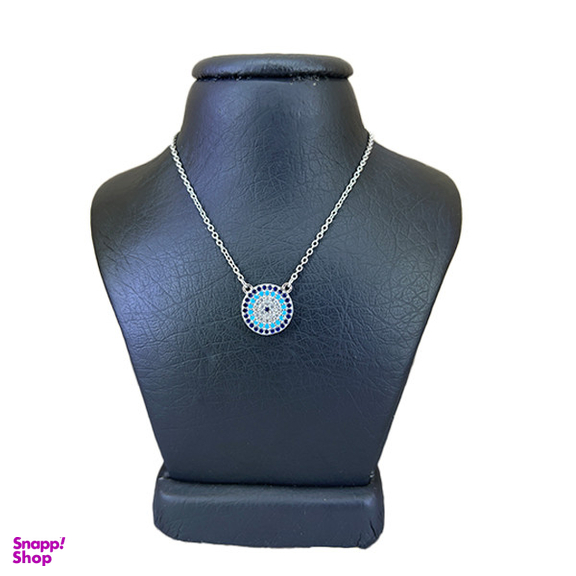 گردنبند نقره زنانه مدل چشم نظر کد 59631