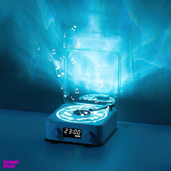 اسپیکر بلوتوثی قابل حمل طرح گرامافون مدل Waves
