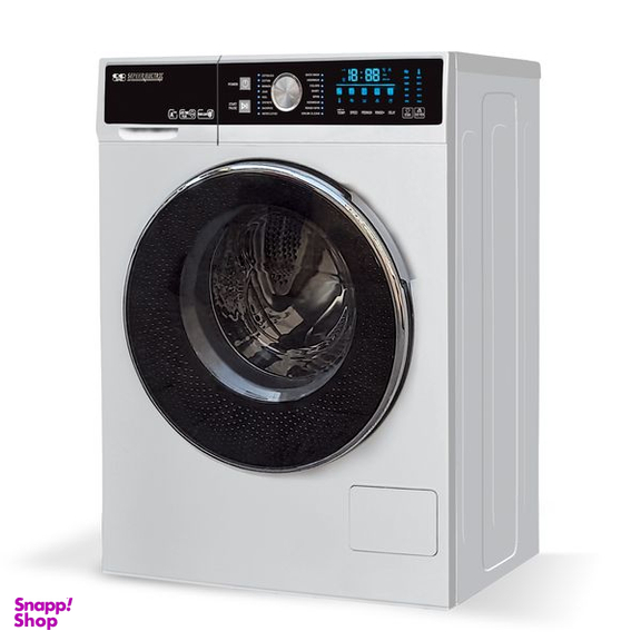 ماشین لباسشویی سپهر الکتریک مدل SE1284W ظرفیت 8 کیلوگرم