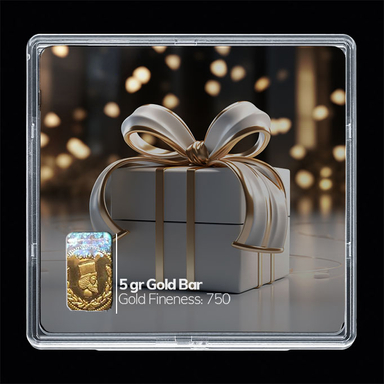 شمش طلا 18 عیار مدوپد مدل SG10808