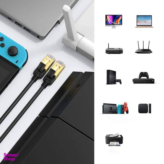 کابل شبکه Cat7 یوگرین مدل NW107 کد 11270 طول 3 متر