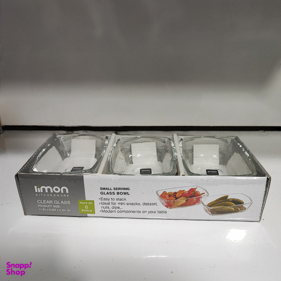 کاسه سرو لیمون کد 2225 بسته 6 عددی