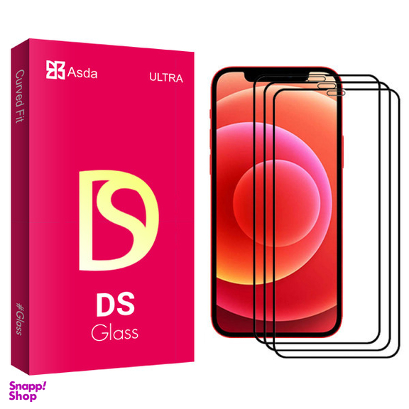 محافظ صفحه نمایش سرامیکی آسدا مدل DS glass مناسب برای گوشی موبایل اپل Iphone 12 بسته سه عددی