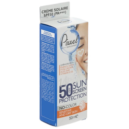 کرم ضد آفتاب بی رنگ پیکسل مدل SENSITIVE AND DRY SKIN حجم 50 میلی لیتر