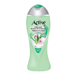 شامپو بدن کرمی اکتیو مدل Aloe Vera & Flower وزن 400 گرم