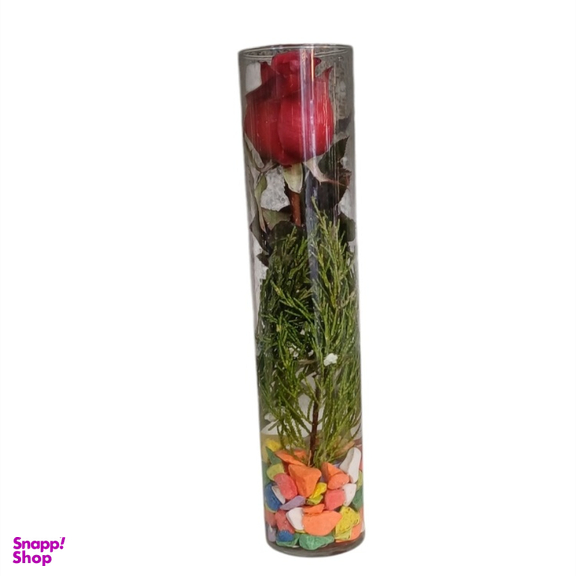 شاخه گل طبیعی مدل تک شاخ شیشه کد 20079