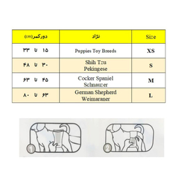 پوشک سگ نر دونو سایز xs بسته 14 عددی