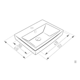 ست روشویی و کابینت مروا کابین مدل ولگا مروارید