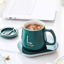 ماگ حرارتی لاکی مدل Temperature Plus به همراه صفحه گرم کن برقی