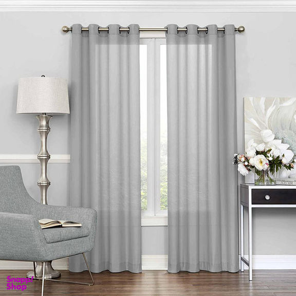 پرده فوروارد مدل FCLT0012 حریر نازلی مجموعه دو عددی سایز 280 × 150 سانتی متر