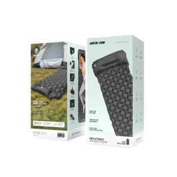 تشک بادی گرین لاین مدل INFLATABLE Green Lion Inflatable Air Mattress