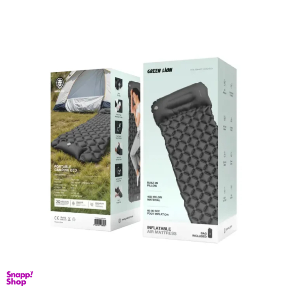 تشک بادی گرین لاین مدل INFLATABLE Green Lion Inflatable Air Mattress