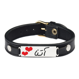 دستبند زنانه گیلواره زراوشان مدل  چرم آتنا کد CLK05