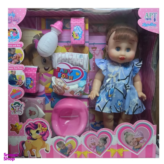 عروسک لاولی کد 9099 سایز 30 سانتی متر