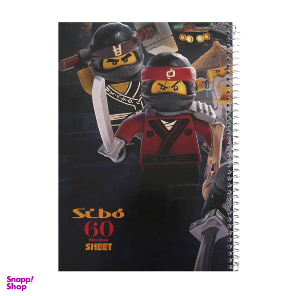 دفتر مشق 60 برگ سیبو طرح لگوکد کد EN42