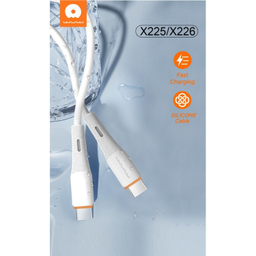 کابل Type-C دبلیو یو دبلیو مدل X225 طول 1 متر