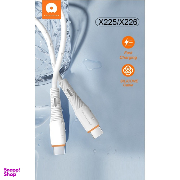 کابل Type-C دبلیو یو دبلیو مدل X225 طول 1 متر