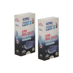 کاندوم خاردار ناچ کدکس (Nach Kodex) مدل Big Dots بسته 10 عددی مجموعه 2 عددی