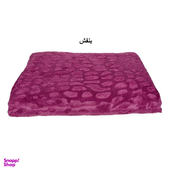 پتو مسافرتی شایسته مدل فایپکو اسکارلت مخمل سنگی سایز 155×205 سانتی متر