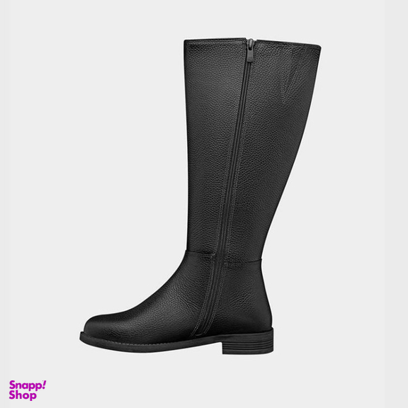 بوت زنانه نوین چرم کد 1462 WS3319 رنگ مشکی